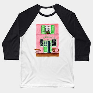 Pink Cafe - Paris Baseball T-Shirt